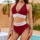 💥Last Day Sale 49% OFF👙High Waisted Tummy Control Color Block Bikini Sets