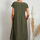 ⏰Last Day Sale 49% Off💃Solid Color Sleeveless Loose Cotton and Linen Pocket Dress
