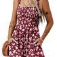 💞2026 HOT SALE ￡12.99!!💃Women's Summer Square Neck Sleeveless Loose Casual Short Smocked Romper