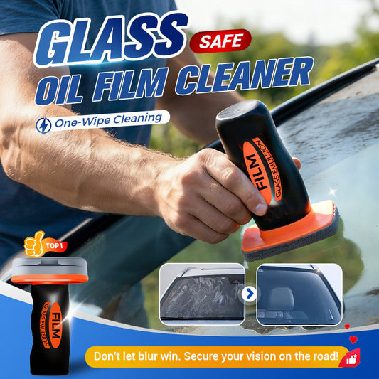 🏆 Last Day Special Price £9.99! 🔥Buy 2 Get 1 Free🔥 Auto Glass Side Window Oil Film Removal Cleaner
