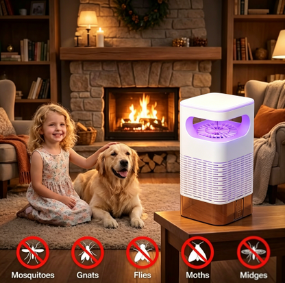 💥Summer Hot Sale 50% OFF🔇🦟UV Fly Trap with Transparent Catch Box