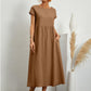 ⏰Last Day Sale 49% Off💃Solid Color Sleeveless Loose Cotton and Linen Pocket Dress