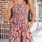 💞2026 HOT SALE ￡12.99!!💃Women's Summer Square Neck Sleeveless Loose Casual Short Smocked Romper
