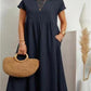 ⏰Last Day Sale 49% Off💃Solid Color Sleeveless Loose Cotton and Linen Pocket Dress