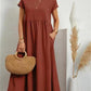 ⏰Last Day Sale 49% Off💃Solid Color Sleeveless Loose Cotton and Linen Pocket Dress