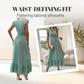 🎉Last Day Promotion 50% OFF💃🌼V-Neck Ruffled Waist-Defining Maxi Dress